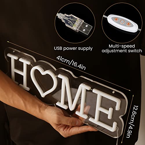 Neon Signs Kindpma Home Led Neon Lights For Wall Decor,Dimmable Neon Lights Signs With 10 Brightness Levels , Light Up Home Sign For Bedroom Girls Room Christmas Man Cave Lights Rv Camper Decor #TOP2