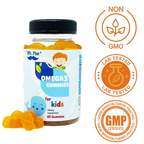 60 Gummies | 2 Months Supplies | Tasty Orange Flavor | 4+ Years | Omega-3 With Epa & Dha, Omega 3 For Kids, Omega 3 Gummies, Fish Oil Gummies, Omega-3 Fatty Acids Gummies #TOP4