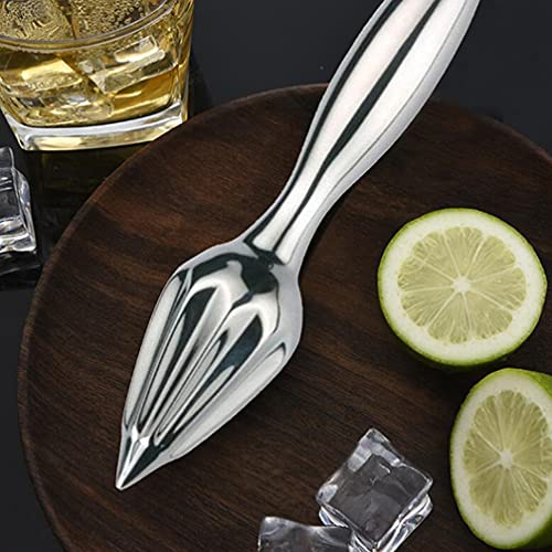 HEMOTON Espremedor de suco de aço inoxidável, espremedor de limão, espremedor de laranja, espremedor