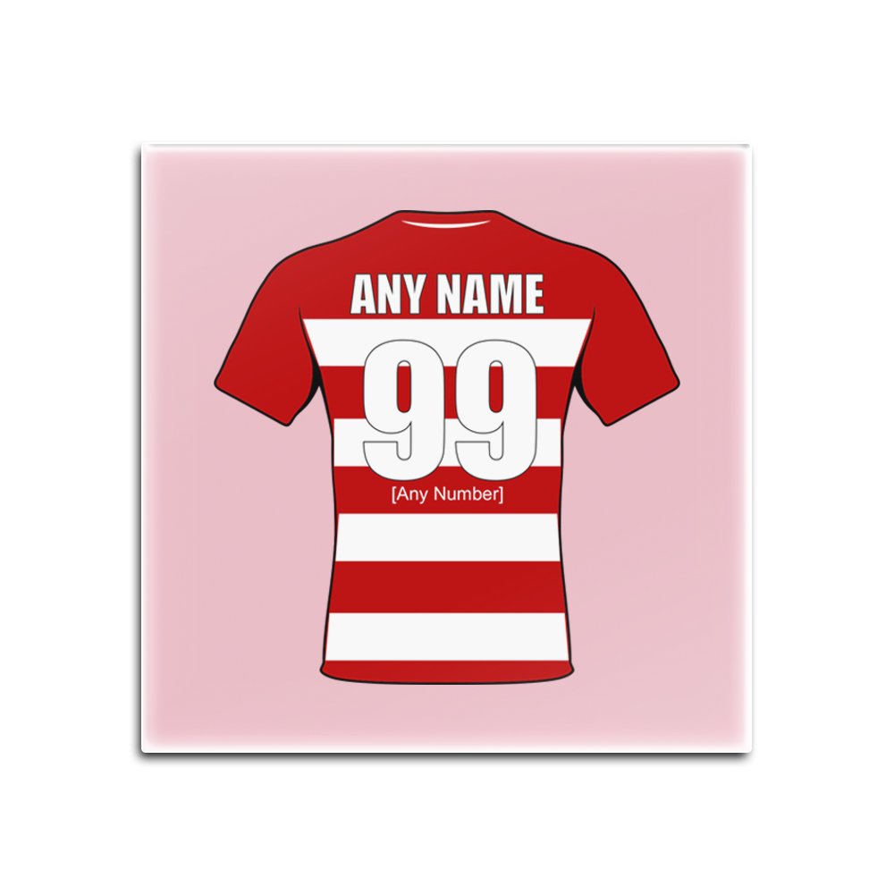 Dessous de verre rugby bois Gloucester pour animer vos apéritifs entre amis