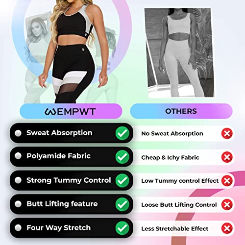 Image of Women's Workout Outfit 2 Piece | Ribbed Seamless Texture High Waist Leggings | Sports Bra Yoga & Workout Sets For Women