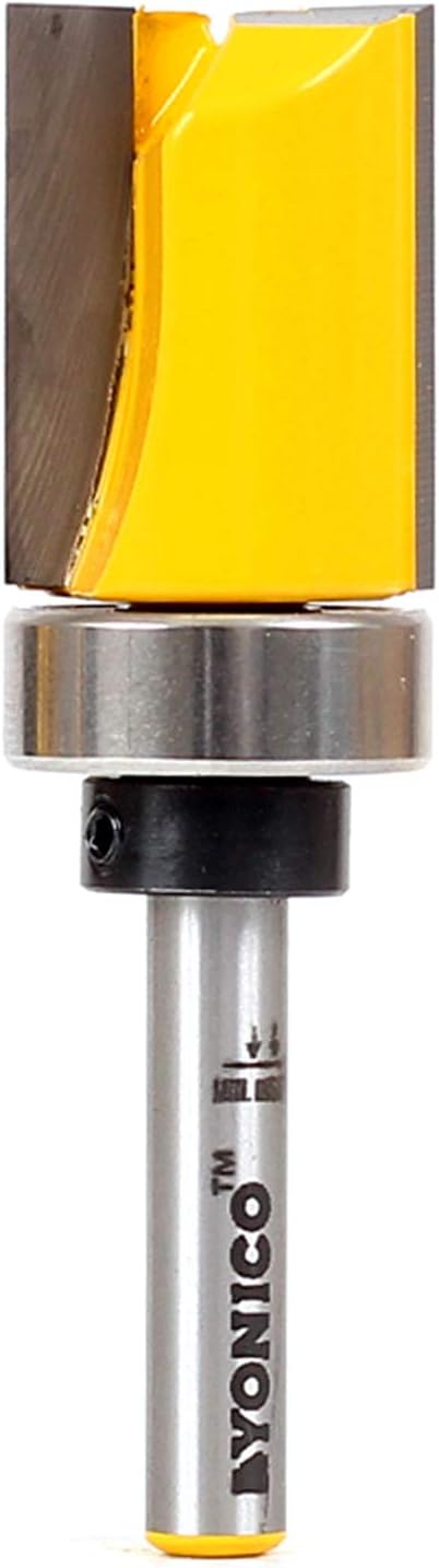 Yonico 14090q 3/4-Inch Diameter Flush Trim Template Router Bit 1/4-Inch Shank