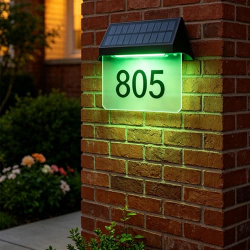 Luz solar de dirección para pared que ilumina entradas oscuras de forma automática 3