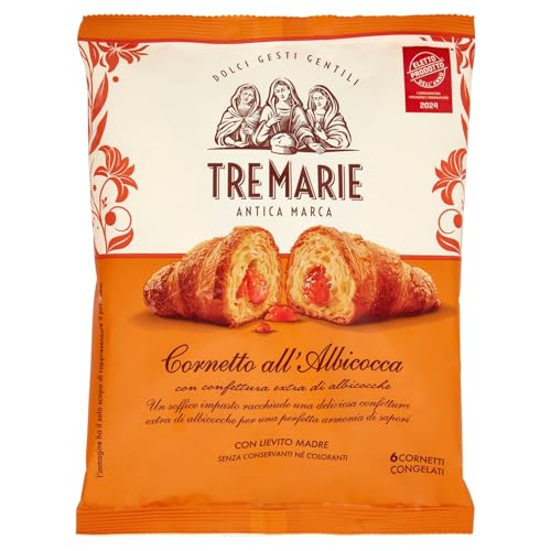 Tre Marie, Cornetti all'Albicocca, 372g (Surgelato)