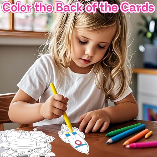 iGetooy 10 Sets DIY Mosaic Stickers for Kids, Space Art Craft Kit with 720+ Stickers, Travel Toys for Kids, Birthday Gifts for Girls and Boys 3-8 Year Olds - image 4