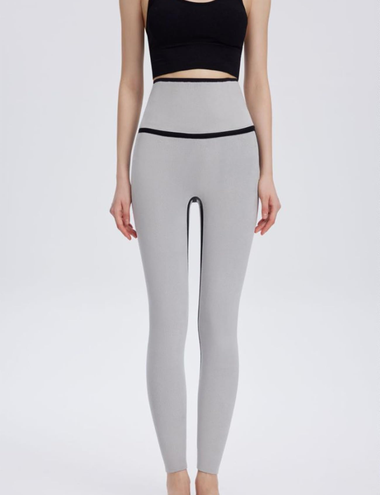 Legginsy Z Podszewką Z Polaru Z Wysokim Stanem Damska Zimowa Bielizna Termiczna Joga Kalesony Rajstopy Spodnie Ocieplacze Na Nogi