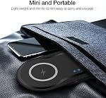 PDKUAI 2 in 1 Wireless Charger,[New Update] 40W Foldable Wireless Charging Station for iPhone 16/16 Pro/15/14/13/12/11/8/Airpods,Dual 20W Fast Induction Charge mat for Samsung Galaxy/Buds3-Black