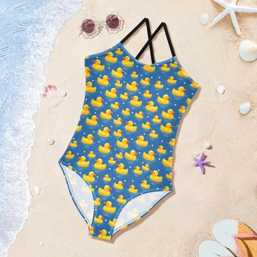 Image of Cartoon Frogs Girls One Piece Swimsuits Summer Quick Dry Beach Bathing Suit