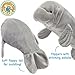 TigerHart Morgan The Manatee - 21 Inch Stuffed Animal Plush (New Edition)