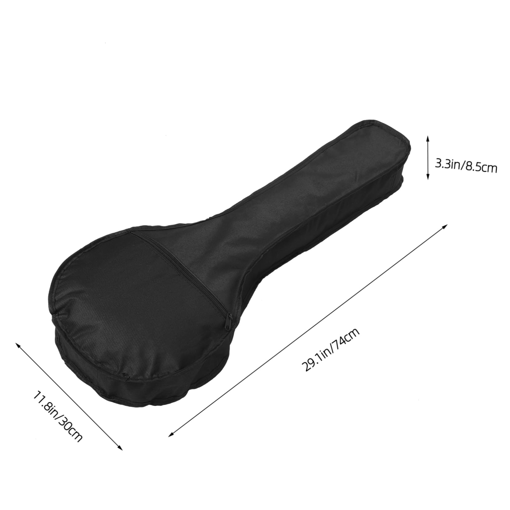LIFKOME Mandolin Carry Bag with Thick Padding Portable Storage for Musical Instruments Straps Design Multi Functional Outer Pocket for Easy Access