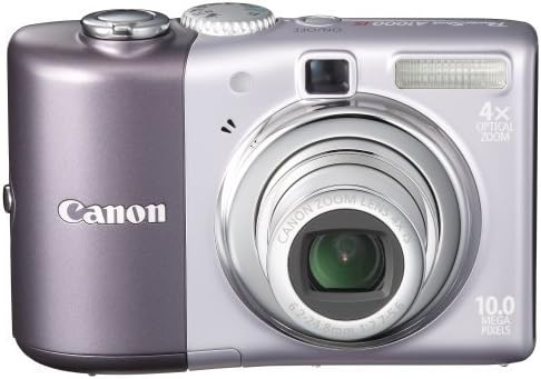 Canon Powershot A1000IS 10MP Digital Camera with 4x Optical Image Stabilized Zoom (Purple)