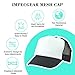Impecgear 2 Packs Youth Cap Kid's Baseball Caps Softball Sports Twill Hats Summer Sun Cotton Cap (2 for Price of 1) (Black/White)