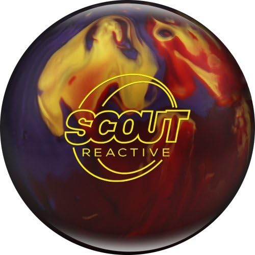 Columbia 300 Scout Bowling Ball, Red/Purple/Gold, 15 lb
