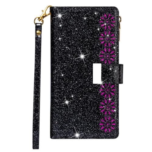 Protection Samsung Galaxy Note20 Ultra étui portefeuille cuir noir anti-choc
