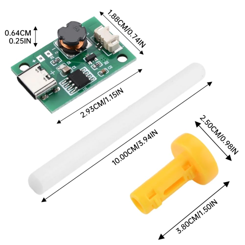 DC5V Module d'humidification à ultrasons simple sans interrupteur Type C Mini humidificateur