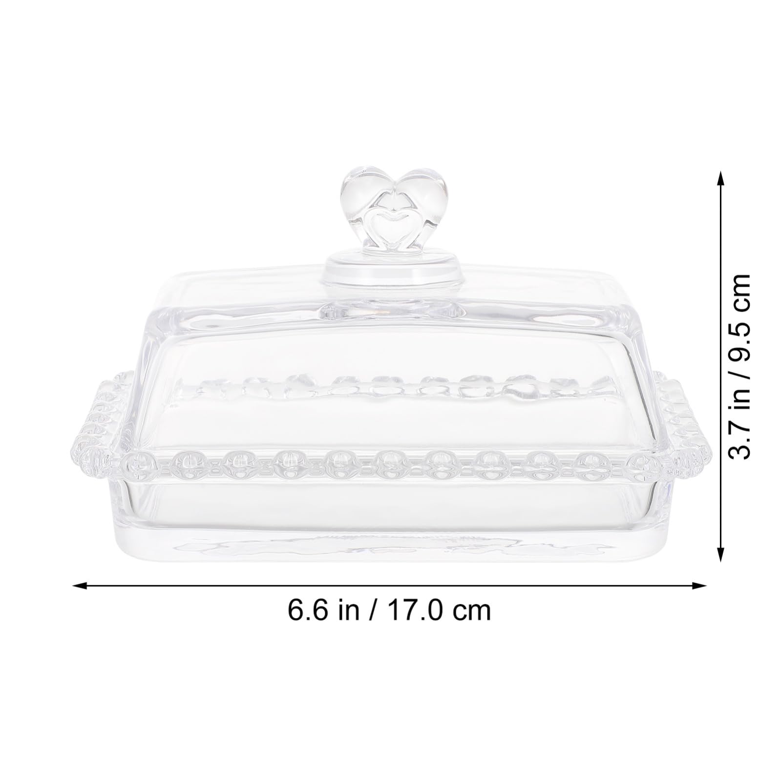 MAGICLULU Plato Bandeja para Pastel con Tapa de Vidrio Transparente con Superficie Lisa para Tarta Adecuado para Dulces y Postres en Cumpleaños y Bodas
