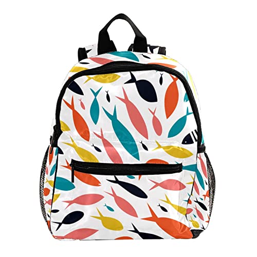 Sac à dos motif mandala abstrait coloré pour enfants avec zips