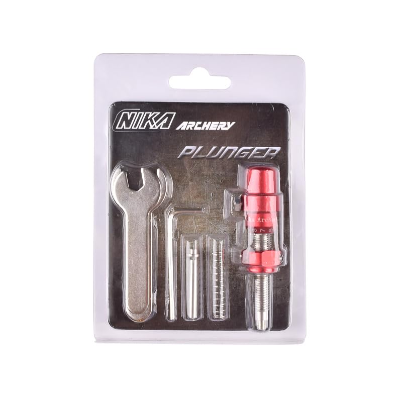 Couches de tir à l'arc Cushion Plunger Acier Inoxydable Bouton Plunger Réglable RH/LH pour Arc Recurve Sport Accessoires