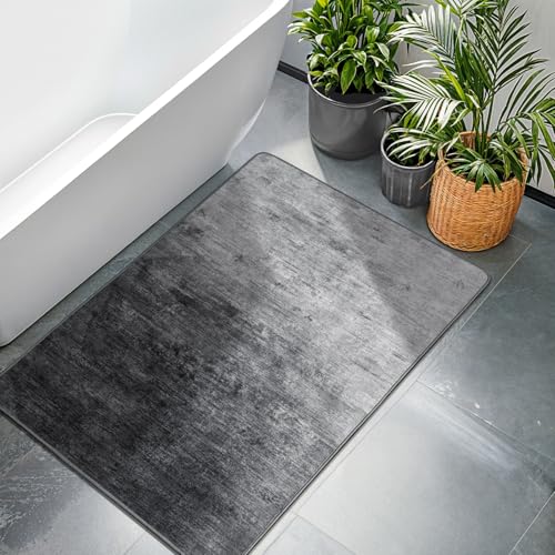 Washable Rug 2x3 Area Rugs for Living Room - Stain Resistant Non-Slip Backing Boho Rug for Bedroom,Durable & Ultra-Thin Vintage Large Area Rug(2x3,Gray)