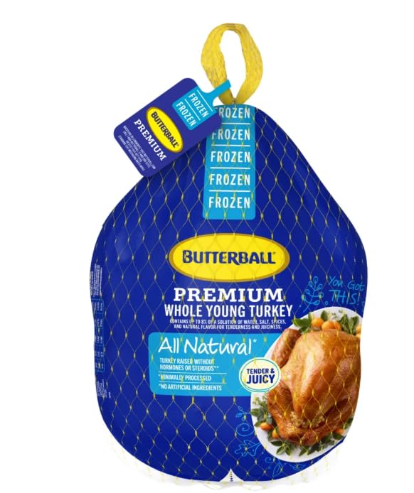 Butterball, Frozen Young Turkey, 12-15 lbs