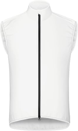 CEROTIPOLAR Club Fit Mens Thermal Fleece Cycling Vest for Bike Biking,Rain-Wind Proof Cycle Outwear