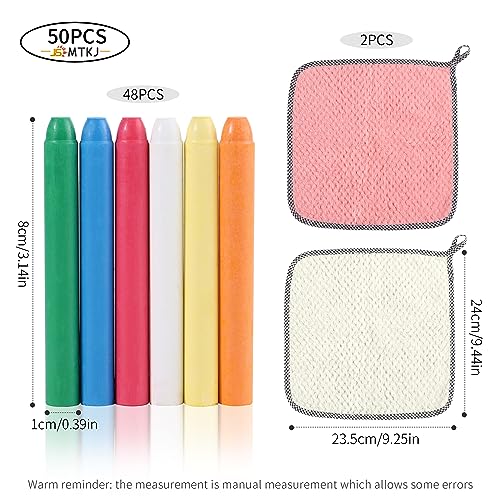 48 pezzi Gessi per Esterno Lavabili, Gessetti