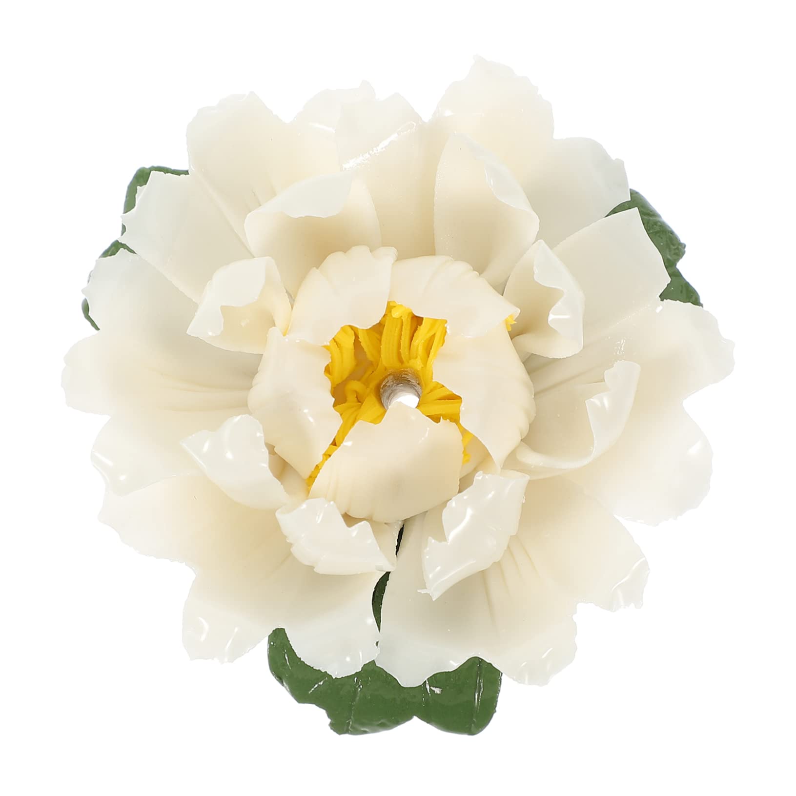 Ciieeo 4piezas Censer Adornment Peony Design Soporte De Incienso para Aromaterapia Diseño Elegante y Compacto para Decoración De Escritorio y Purificación del Aire