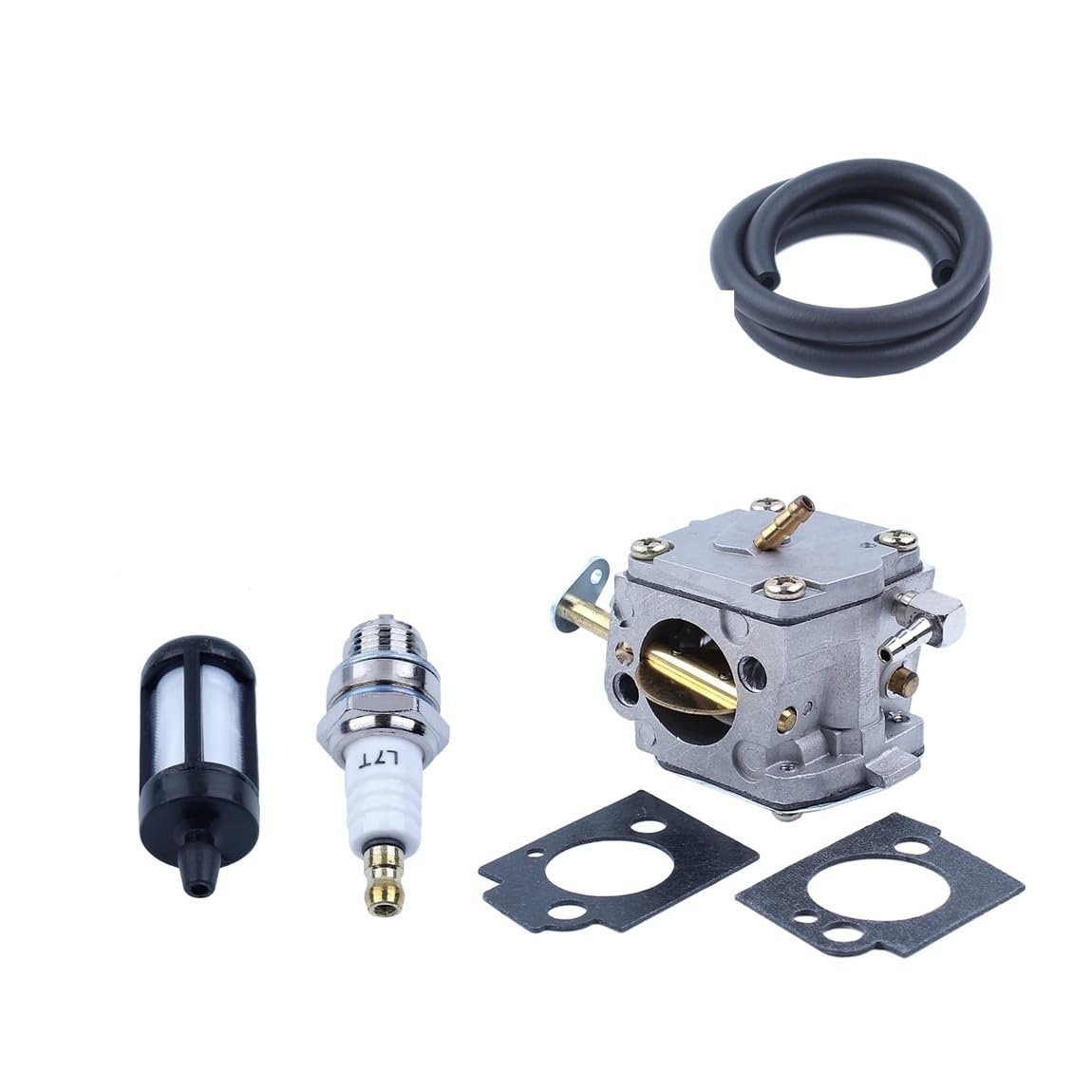 Filtro de combustible y tubo for carburador de motosierra, compatible con piezas de herramientas de jardinería 041