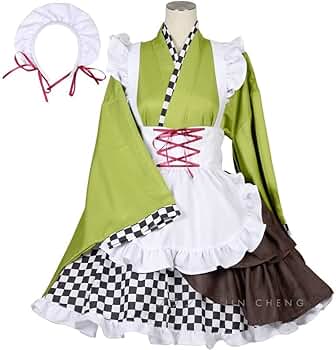 Amazon.co.jp: [KEYXE] 大正浪漫 和風 メイド服 コスチューム 衣装