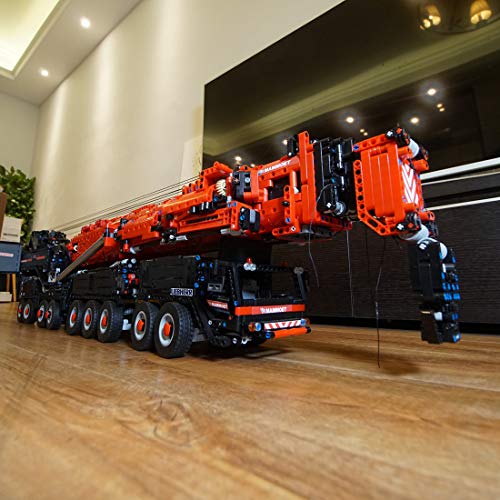 BBDI Technik Fernbedienung Kran Bausteine für LTM 11200, RC Kran LKW Modell Mobiler Schwerlastkran Klemmbausteine, Groß… – Bild 3