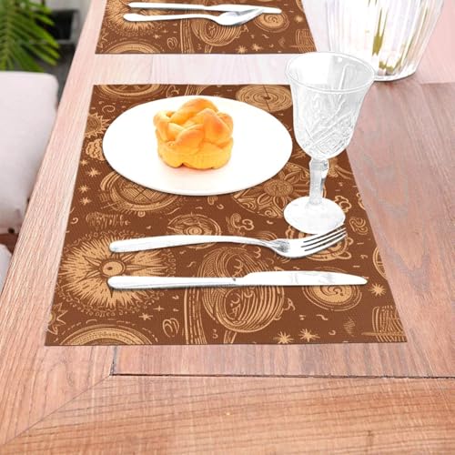 Sets de table lavables résistants à la chaleur pour table à manger - 5