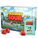 Final Boss Extremely Super Sour Candy, Natural Chewy Dried Strawberry Gummies Made with Dried Fruit, Dye & Gluten Free, Low Calorie Healthy Snack for Kids & Adults, 1.06oz, 12 Pack (LvL 2 Sourness)