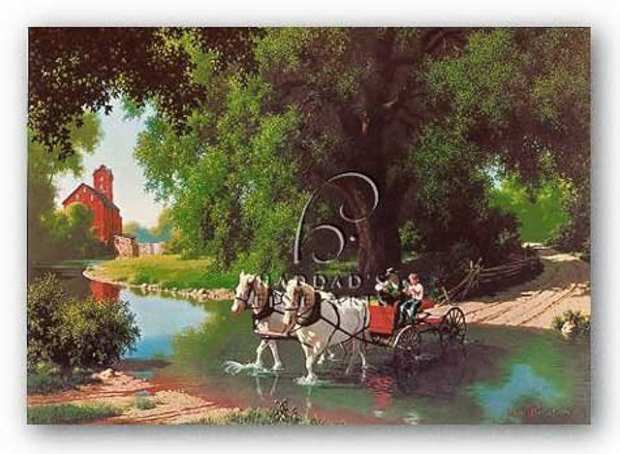 Paul Detlefsen絵画 Vintage Paul Detlefsen Art Print 