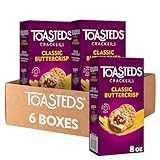 Keebler, Toasteds, Crackers, Buttercrisp, 8 oz(Pack of 6)