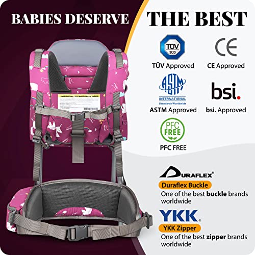 Wipha Ultralight Baby Backpack Carrier, Toddler Hiking Backpack With Safety Seat, Ergonomic Baby Hiking Backpack Carrier, Adjustable Hiking Backpack For Kids, The Lightest Hiking Baby Carrier For Mom #TOP2