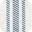 Striped Blue on Linen