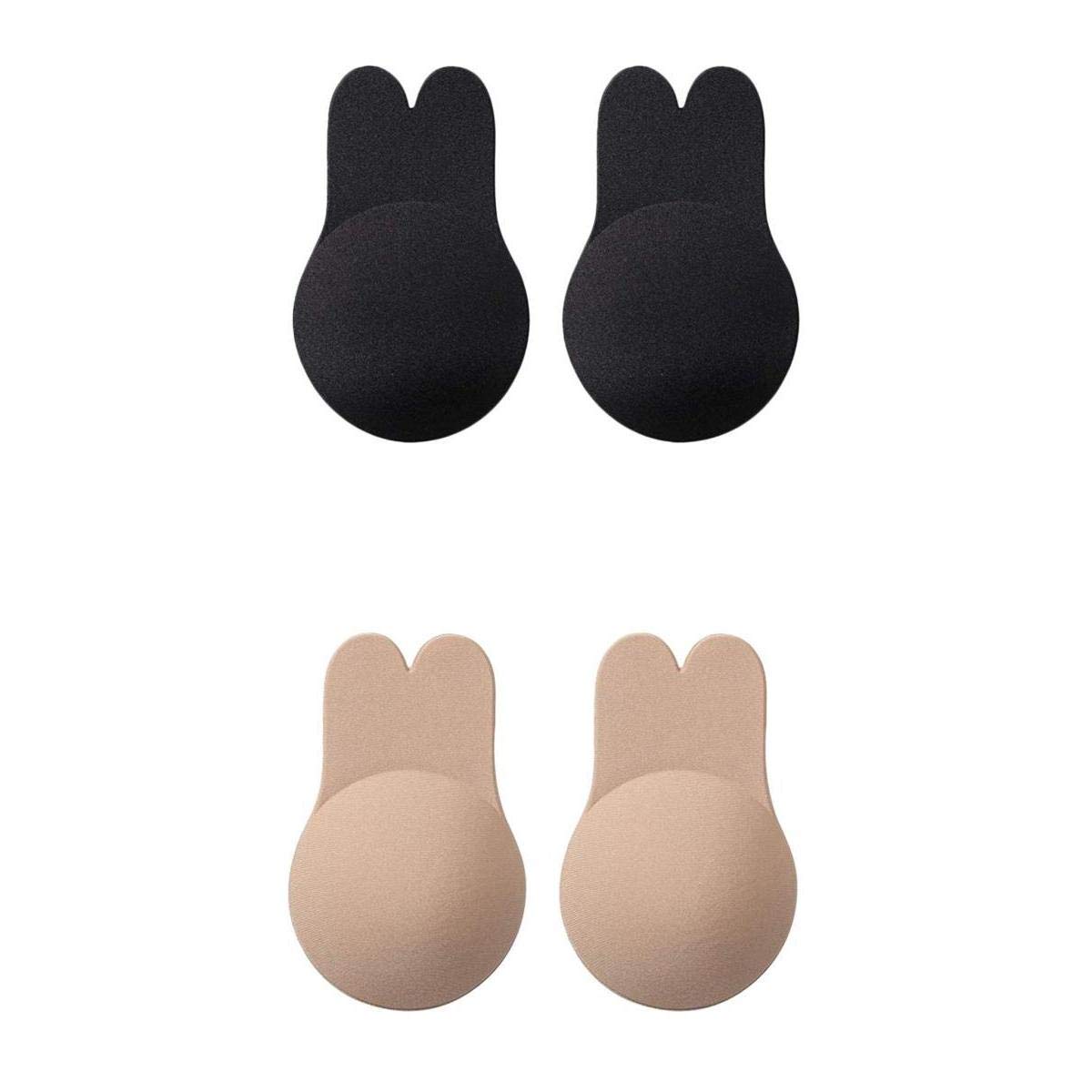 2Pairs Invisible Lift Bra Tape Reusable Push Up Pasties 9.5cm-Clothing Shoes & Accessories - Womens Clothing - Intimates & Sleep - Forms Enhancers-image-2
