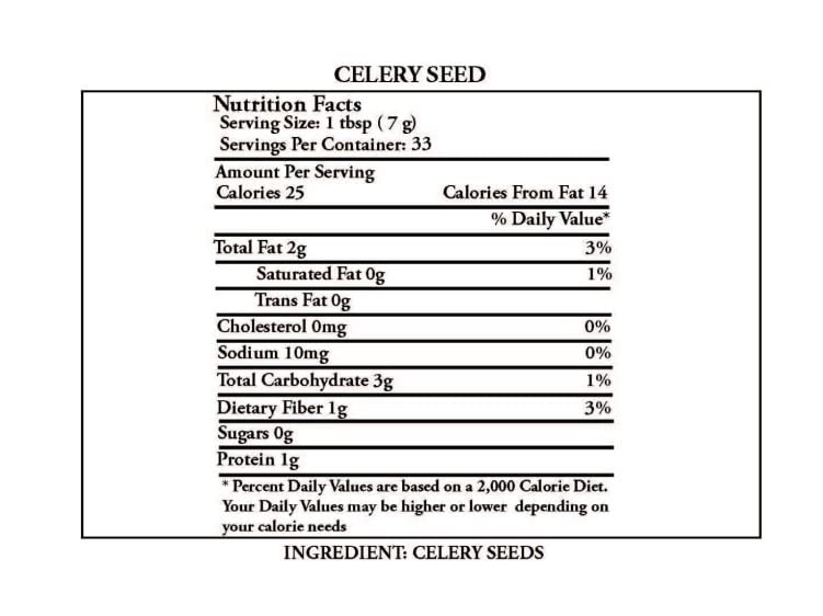 Miniatura 4 de Regal Spice and Herbs - Condimento de especias de semillas de apio 8 onzas - Viene con un agitador de vidrio con tapa cromada perforada