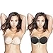 Oolala Round Bra 2-PACK Backless Strapless Sticky Bra for D DD cup