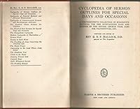 Cyclopedia Of Sermon Outlines For Special Days and Occasions B000O2QCBK Book Cover