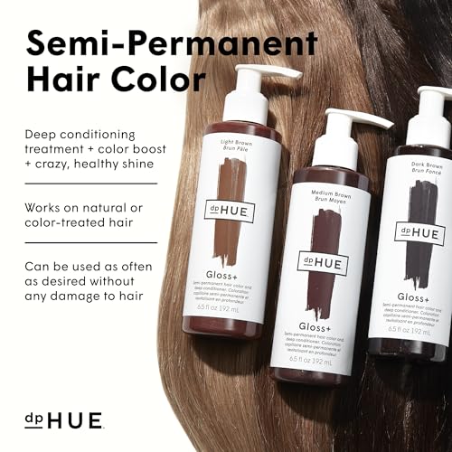Image of dpHUE Gloss+, Medium Brown - 6.5 fl oz