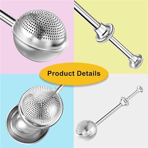 304 Stainless Steel Flour Powder Filter Spoon, Baker Dusting Wand For Sugar Flour Spices, Flour Sugar Powder Spoon Kitchen Baking Sifters Baking Tools and Accessories Bakeware Kitchen and Dining - Image 6