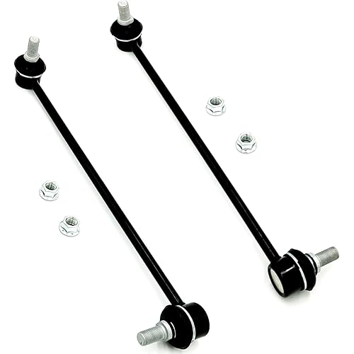 Front Sway Stabilizer Bar End Link 2 Pcs Left & Right｜Replacement For Sonata Optima｜Replace OE#: K750611 K750610 Black