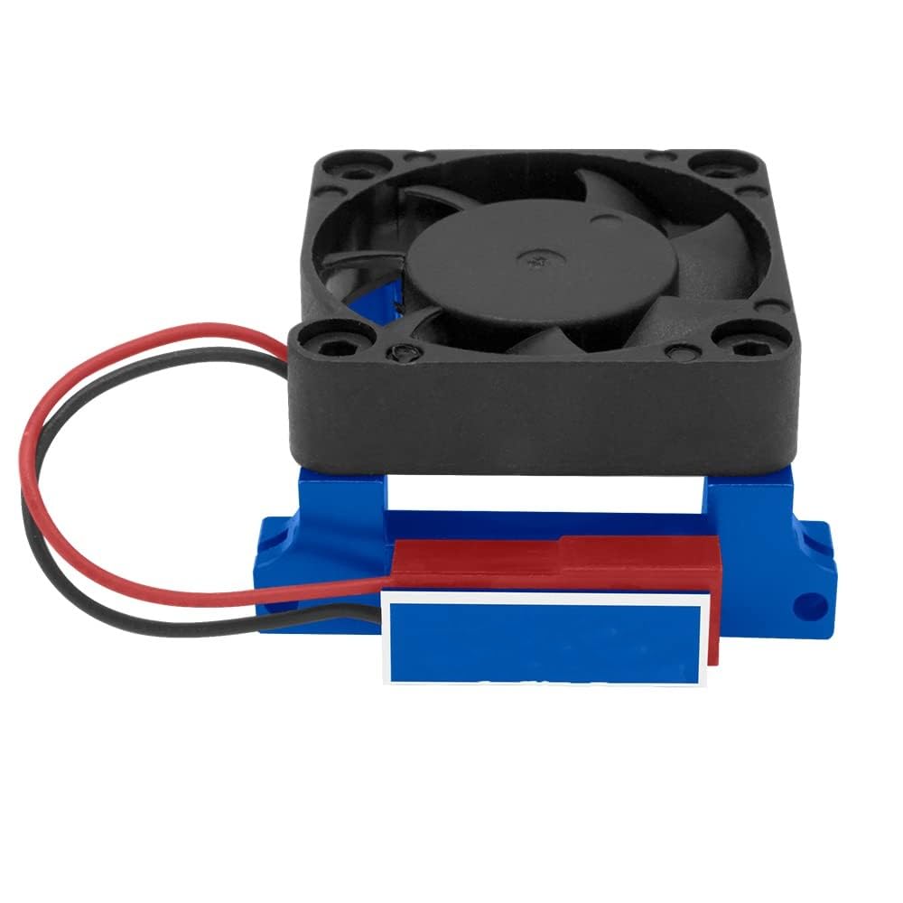 RC Electric Motor Cooling Fans Replace #3340 Aluminum Alloy ESC Cooling Fan RC Car Heat Sink Cooling Fan Upgrades Part for 1/10 Slash/3340 Velineon VXL-3s /Stampede VXL 4X4 2WD RC Parts
