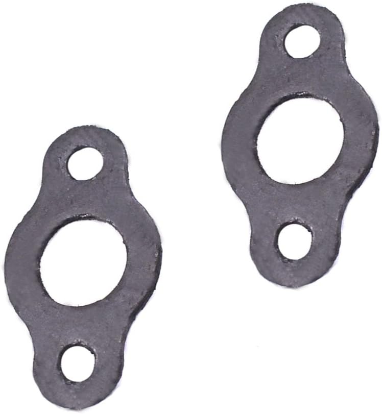 JRL Muffler Exhaust Pipe Flange Gasket Fit 48cc to 80cc Motorized Motorised Bike 2pcs
