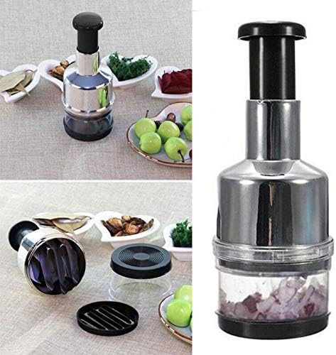 Onion Hand Chopper Pressure Garlic Cutter Vegetable Helicopter Tomato Crusher Fruit Tool Slicer Gadget