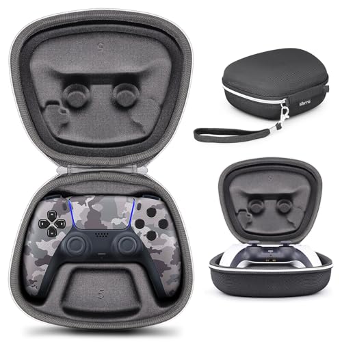 sisma Etui Rangement Compatible avec Manette sans Fil de Officielle PS5 DualSense, Pochette de Voyage pour Ranger et Protéger Manette Wireless de PlayStation...