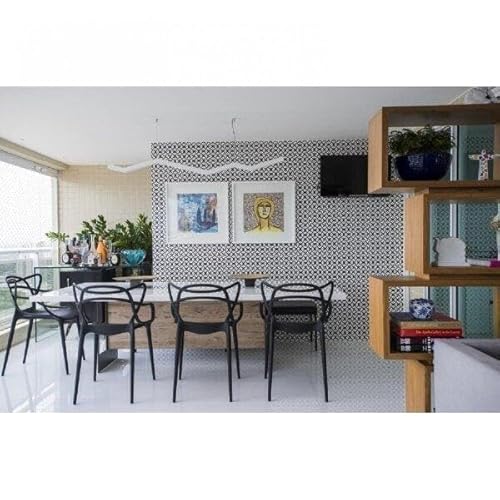 Conjunto 6 Cadeiras Allegra Rivatti Preto