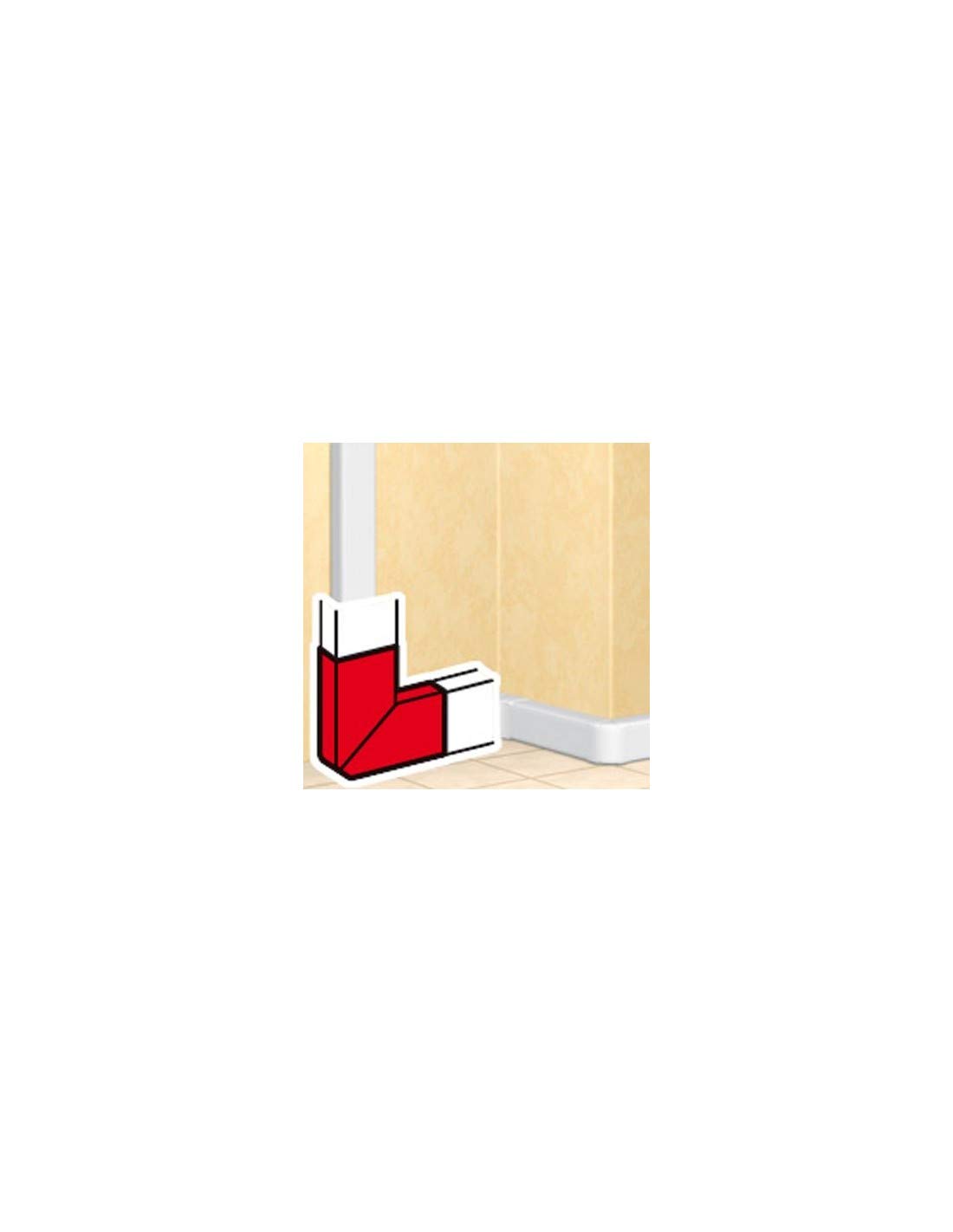 Goulotte Legrand 010475 DLP Monobloc 1 compartiment 65x150 mm blanc pour câbles