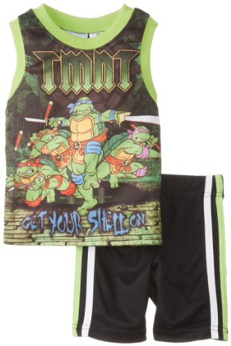 Image of Nickelodeon Ninja Turtles Boys' Tank Short Set